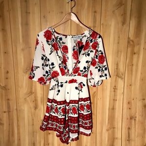 NWT Boutique Floral Romper